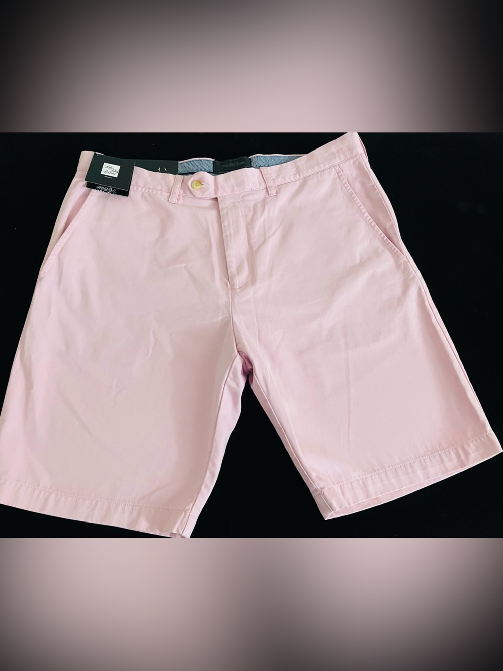 Saks Fifth Avenue Light Pink Chino Bermuda Shorts